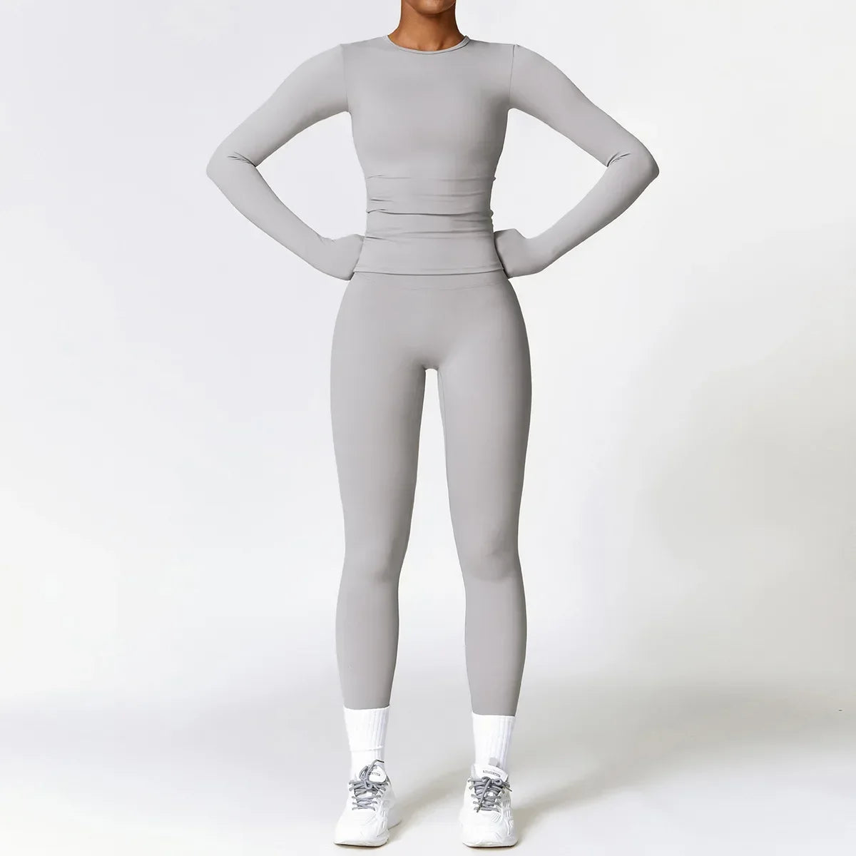 2PCS Seamless Gym Set for Women - Workout & Yoga Outfit