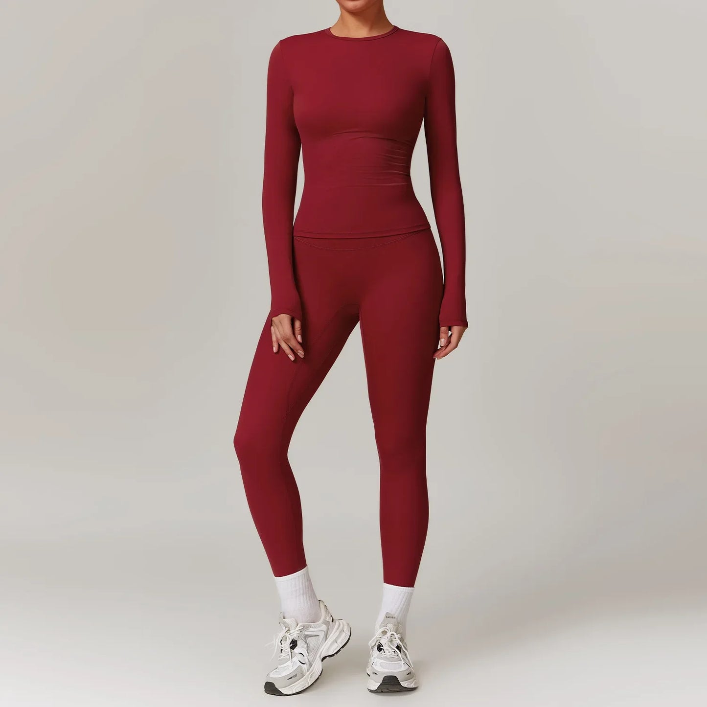 2PCS Seamless Gym Set for Women - Workout & Yoga Outfit