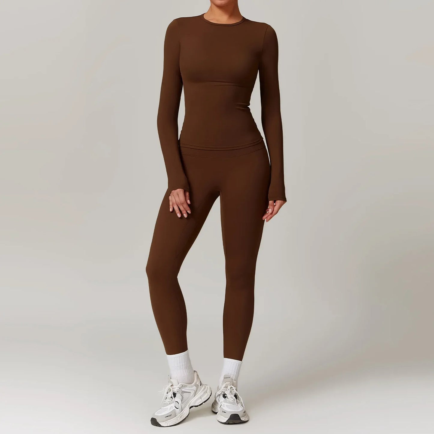 2PCS Seamless Gym Set for Women - Workout & Yoga Outfit