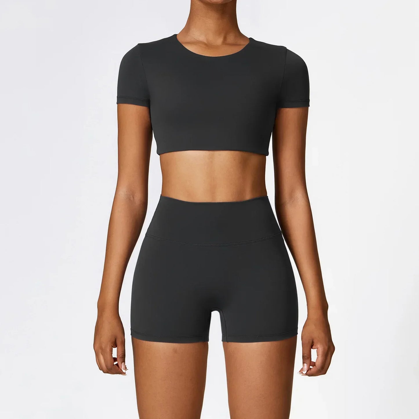 2PCS Seamless Gym Set for Women - Workout & Yoga Outfit