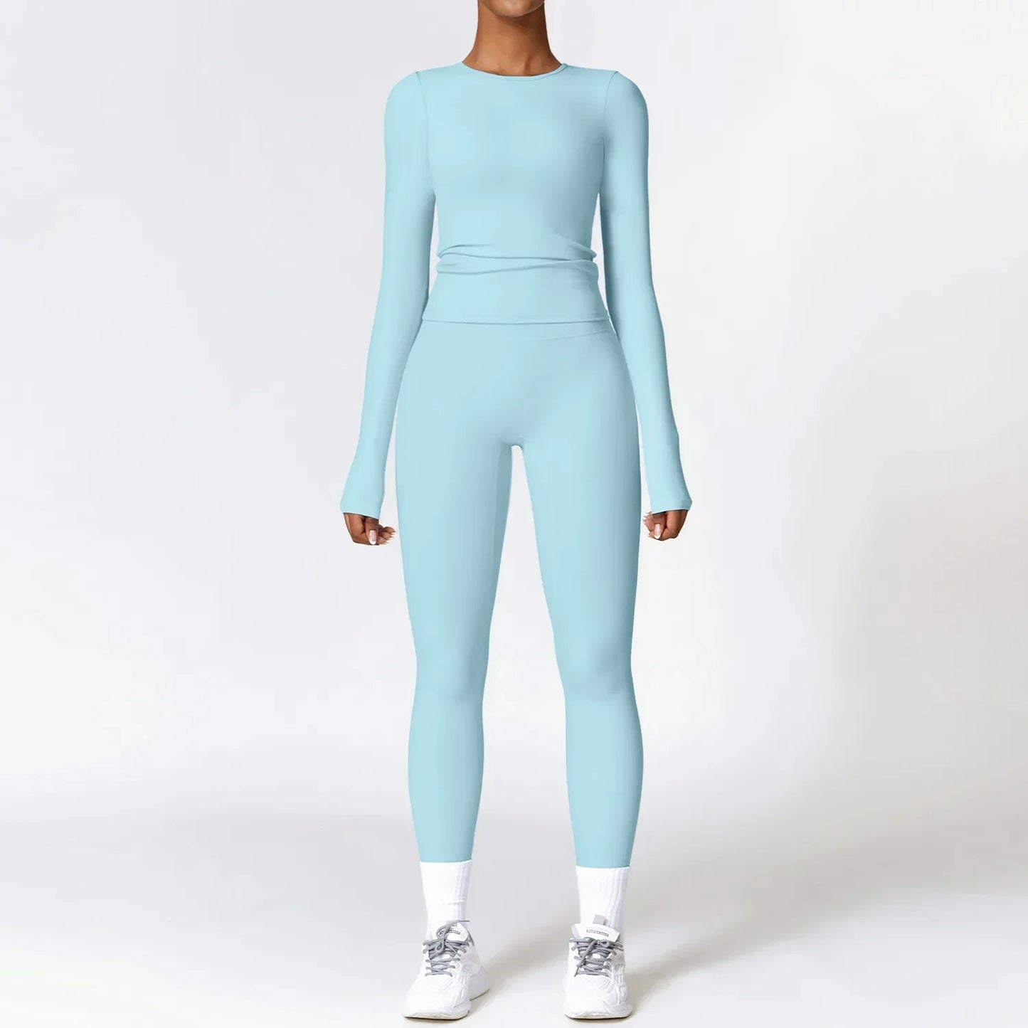 2PCS Seamless Gym Set for Women - Workout & Yoga Outfit
