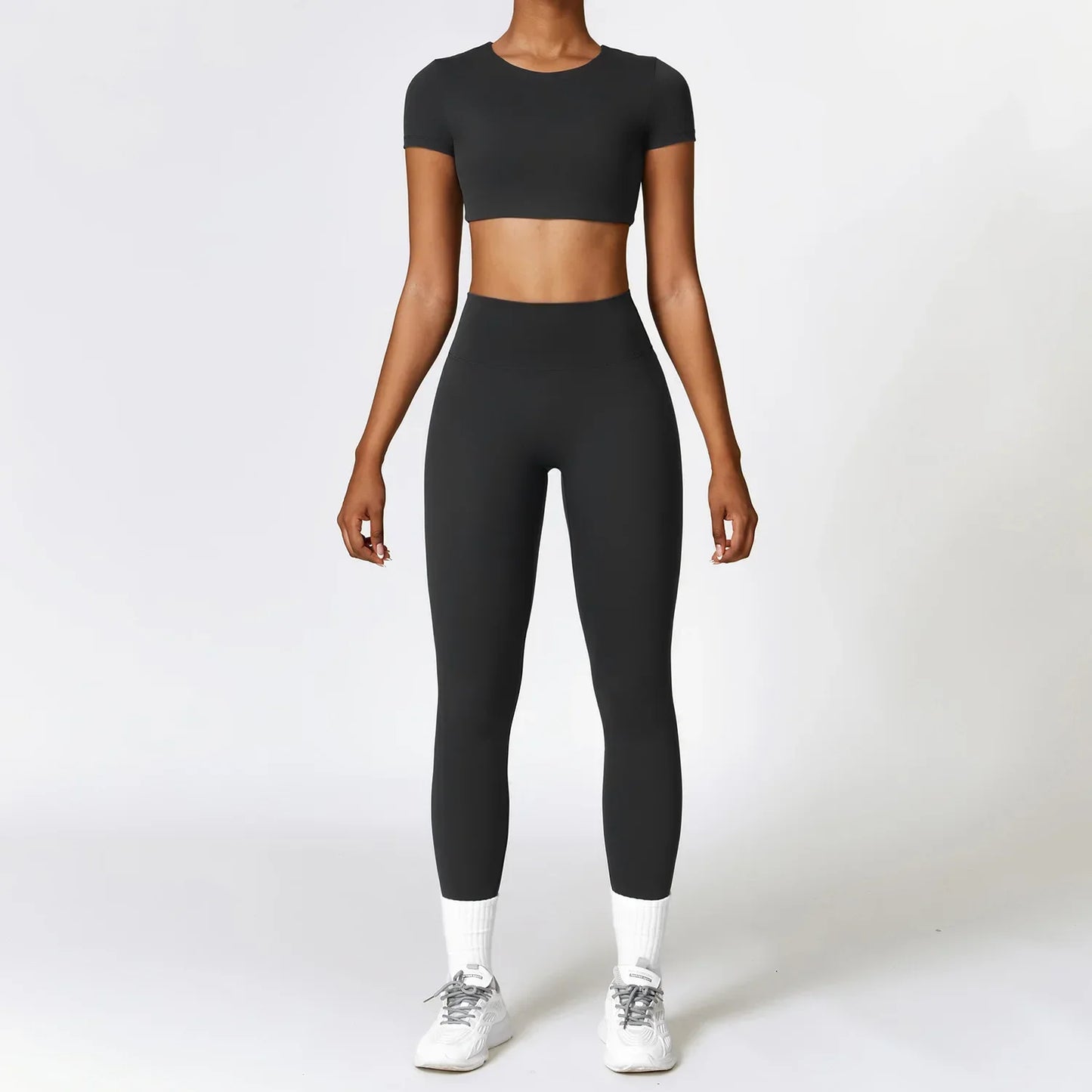 2PCS Seamless Gym Set for Women - Workout & Yoga Outfit