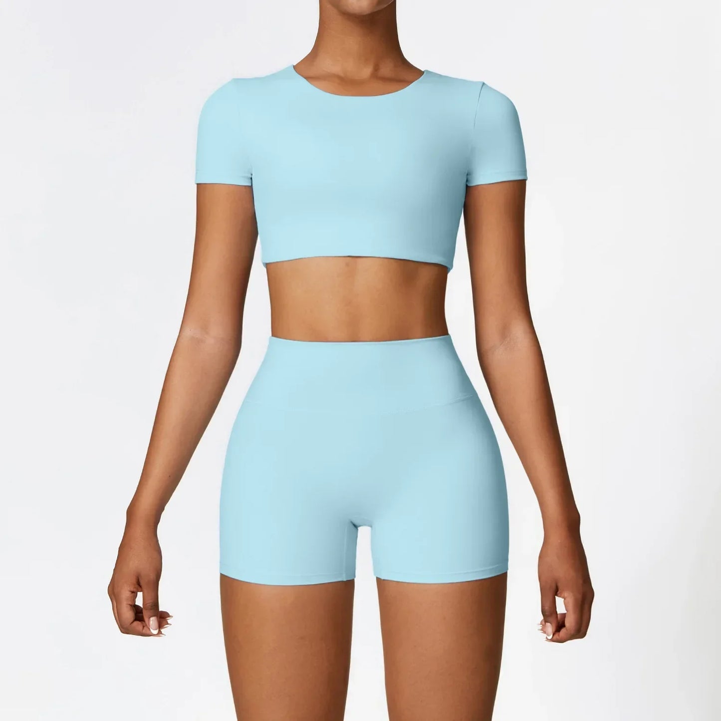 2PCS Seamless Gym Set for Women - Workout & Yoga Outfit