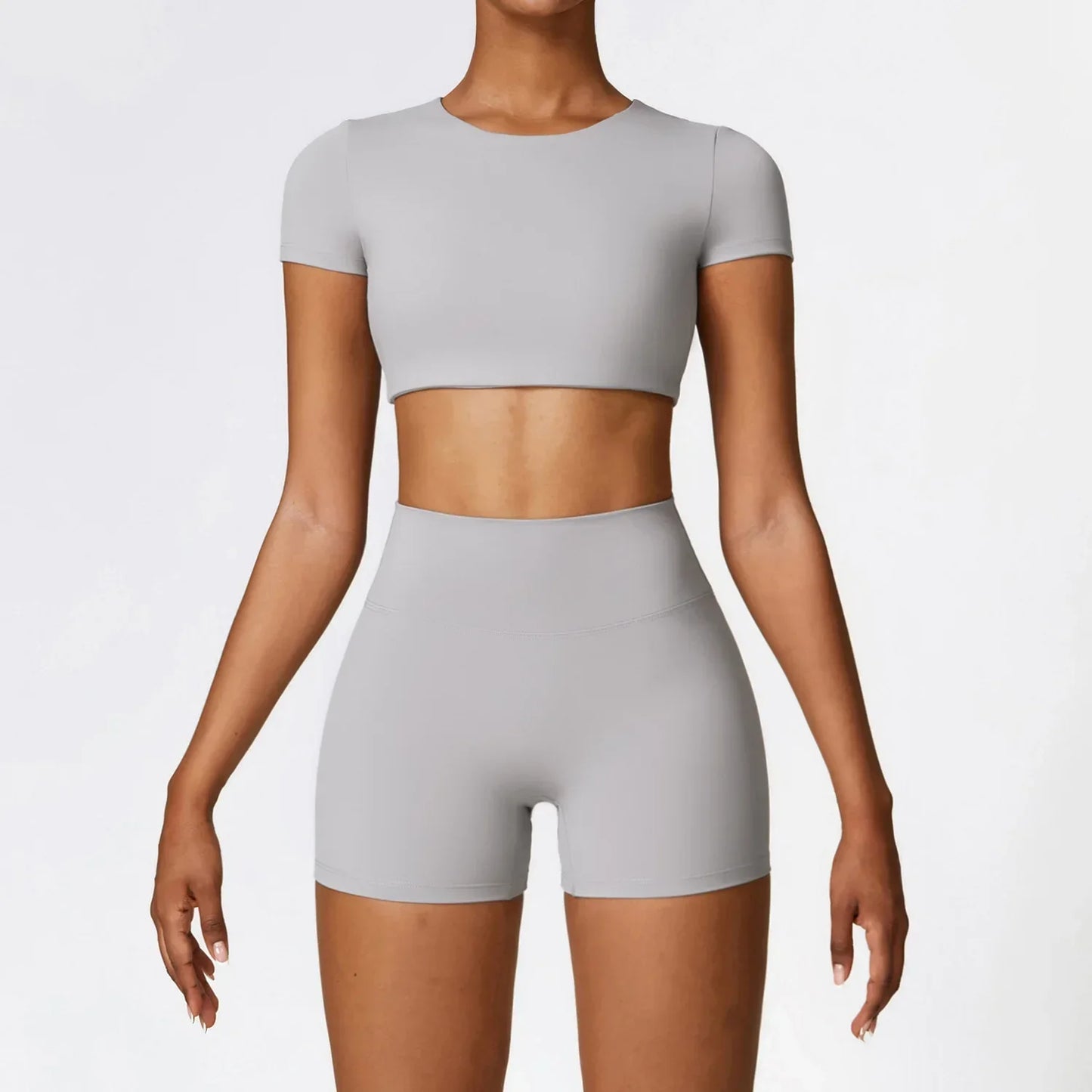 2PCS Seamless Gym Set for Women - Workout & Yoga Outfit