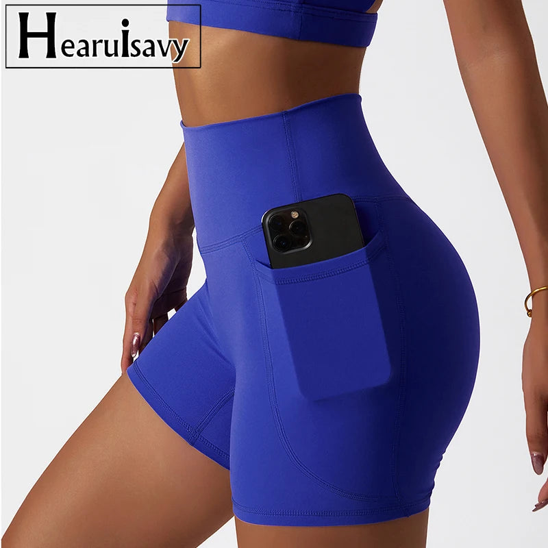 Women's Compression Yoga Shorts – No Pocket, High Stretch