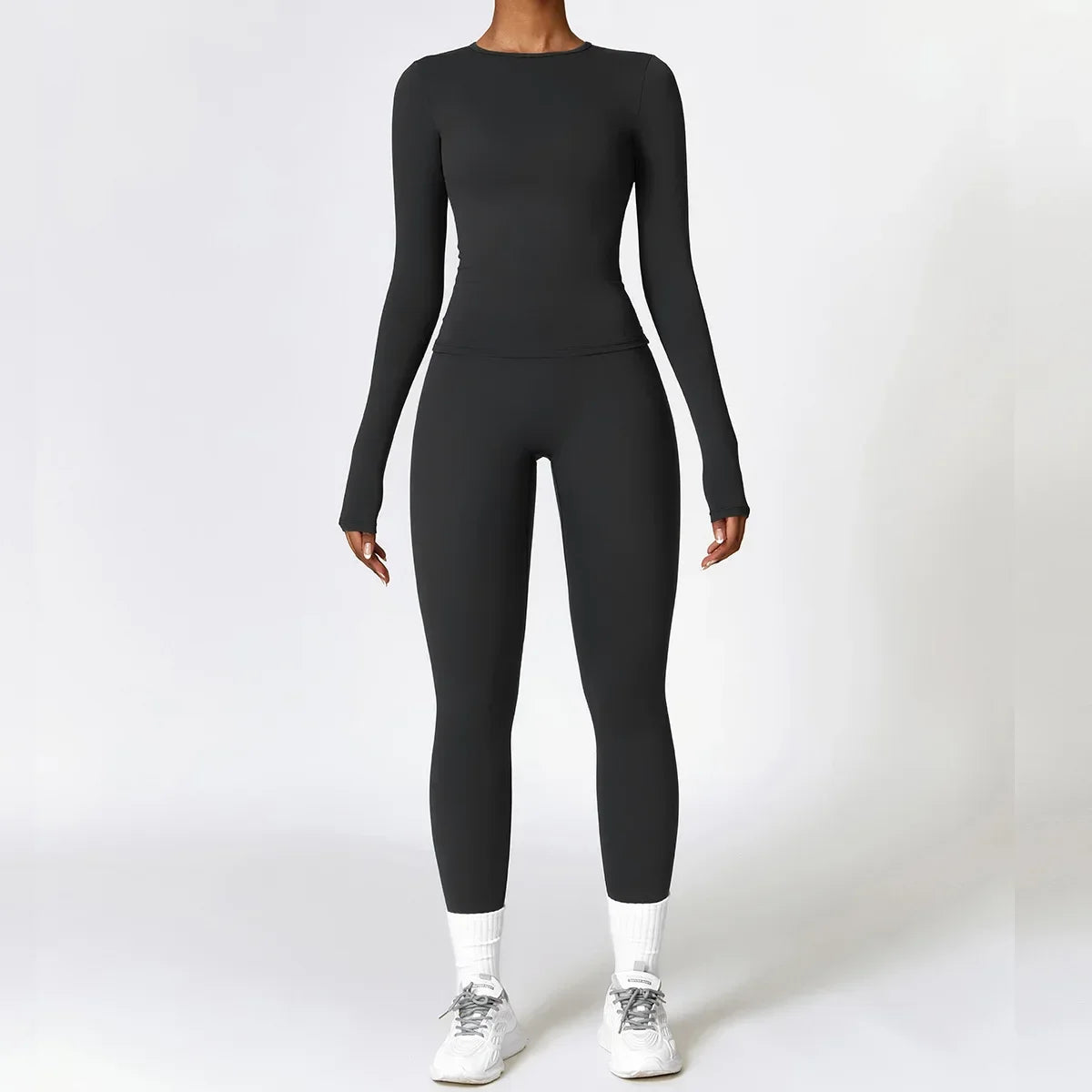 2PCS Seamless Gym Set for Women - Workout & Yoga Outfit