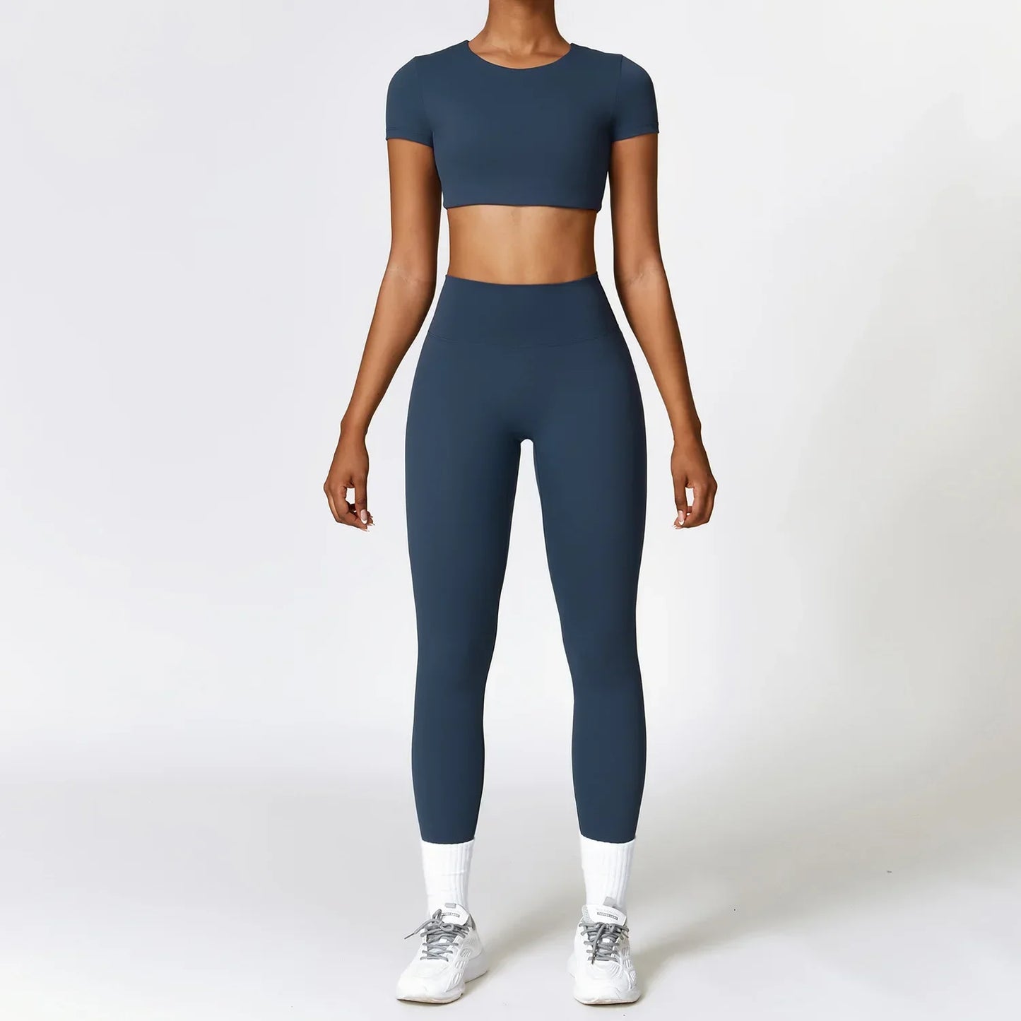 2PCS Seamless Gym Set for Women - Workout & Yoga Outfit
