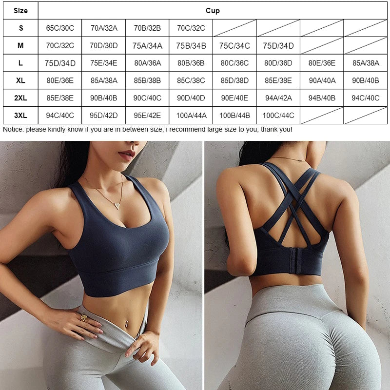 Cloud Hide Sports Bra – Push Up Yoga Crop Top for Women