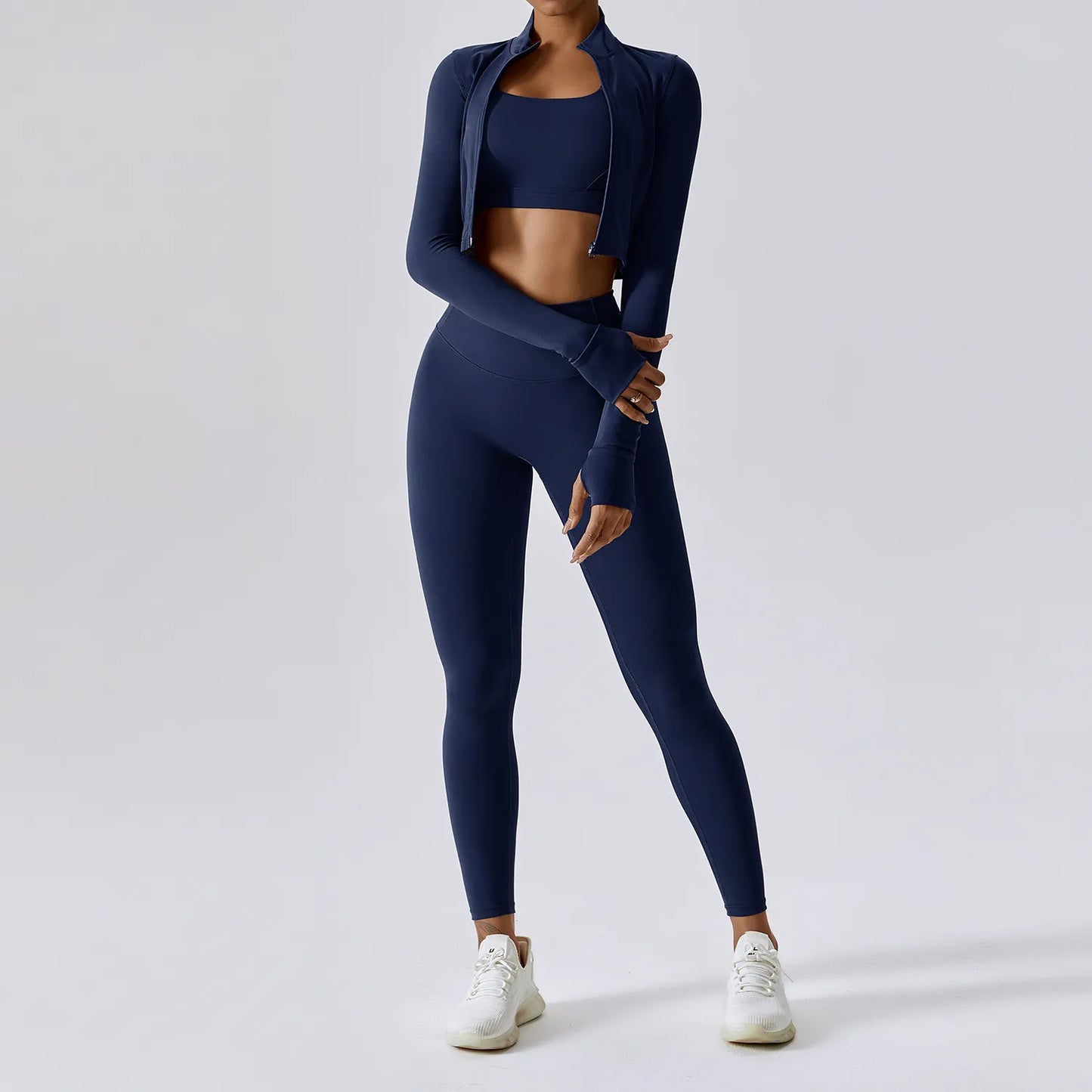 Women’s Seamless Full-Sleeve Activewear Top | Yoga & Fitness