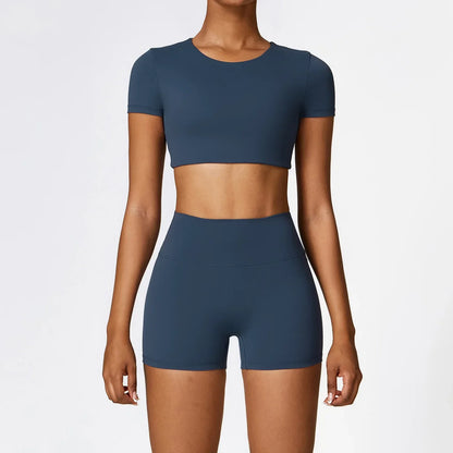 2PCS Seamless Gym Set for Women - Workout & Yoga Outfit