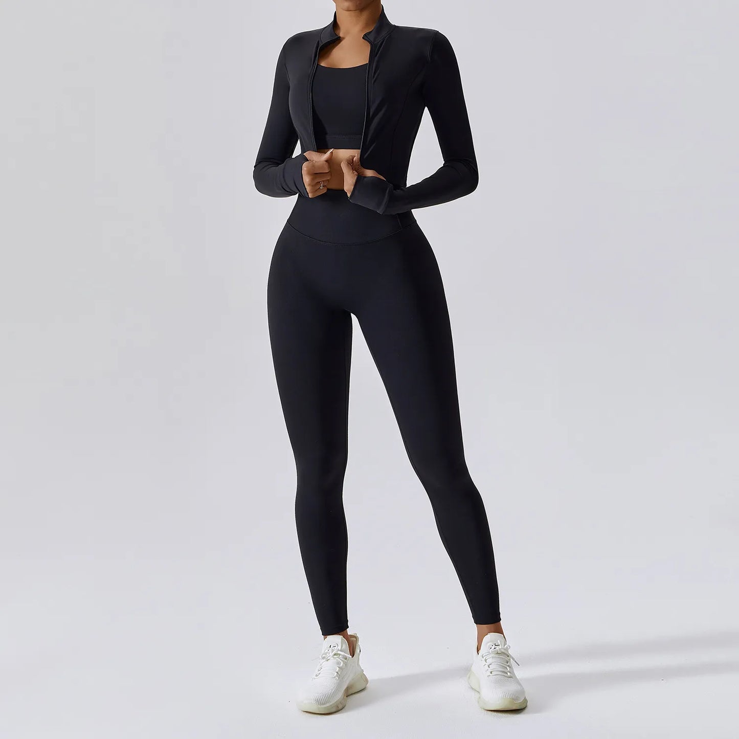 Women’s Seamless Full-Sleeve Activewear Top | Yoga & Fitness
