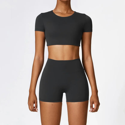 2PCS Seamless Gym Set for Women - Workout & Yoga Outfit