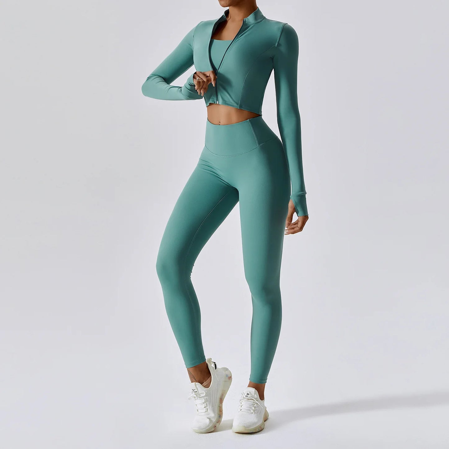 Women’s Seamless Full-Sleeve Activewear Top | Yoga & Fitness