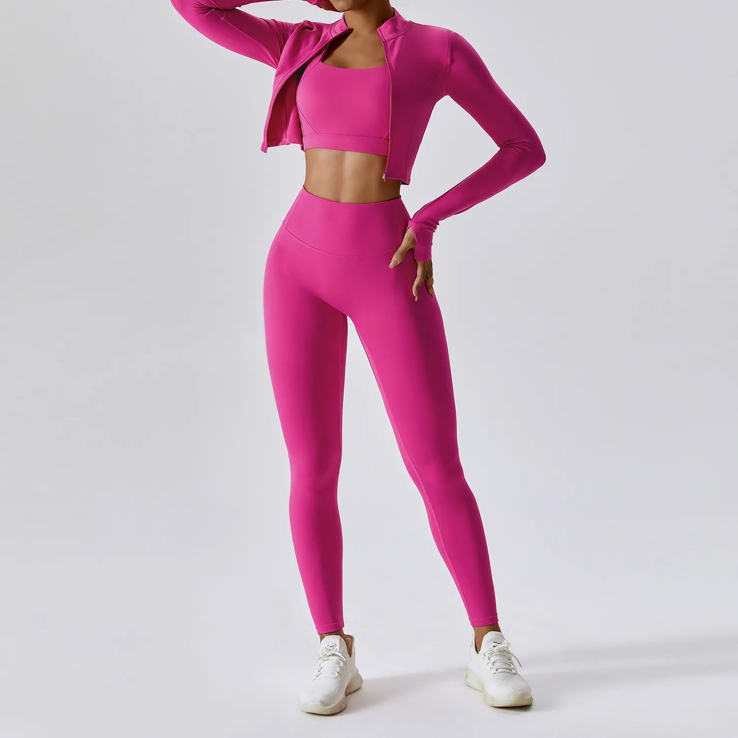 Women’s Seamless Full-Sleeve Activewear Top | Yoga & Fitness