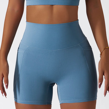 Women's Compression Yoga Shorts – No Pocket, High Stretch