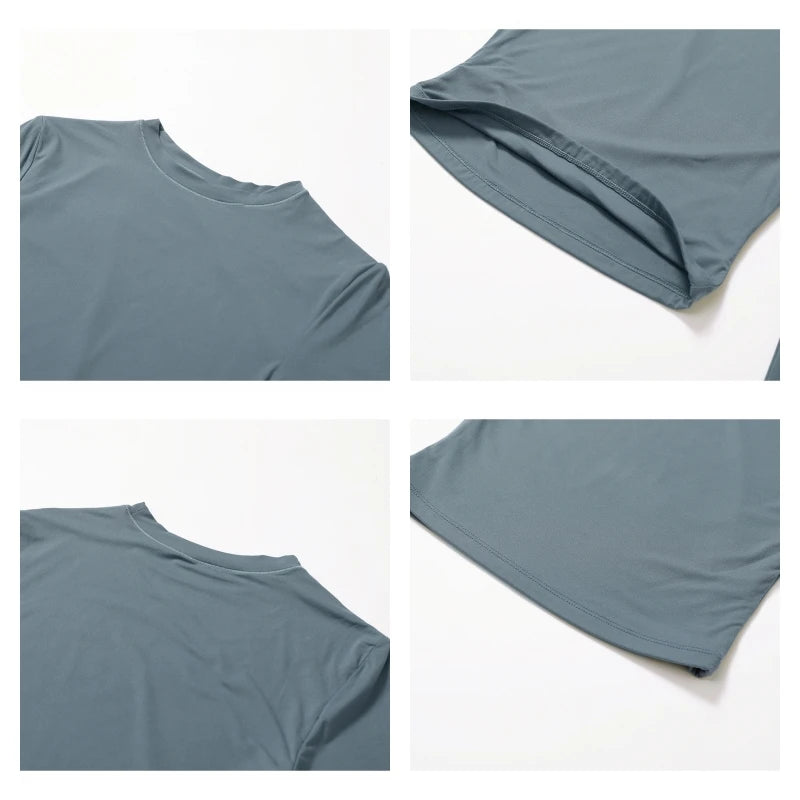 Long Sleeve Quick-Dry Crop Top for Women | Gym & Yoga Wear